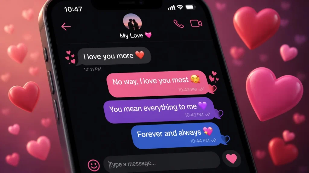 best replies to win the I love you more game