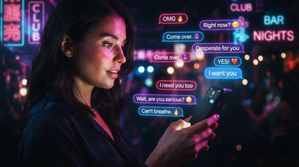 flirty responses to I want you